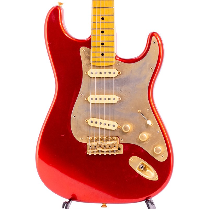 Moon ST Type Aluminum Pickguard Modified (Candy Apple Red)の画像